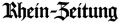 Logo Rheinzeitung